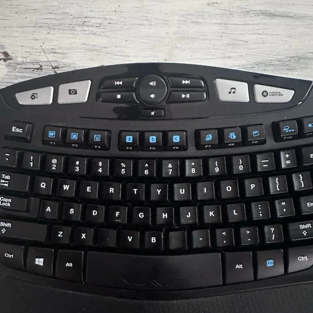 Logitech Wireless Wave K350 Ergonomic Keyboard w/ Palm Rest, NO Receiver